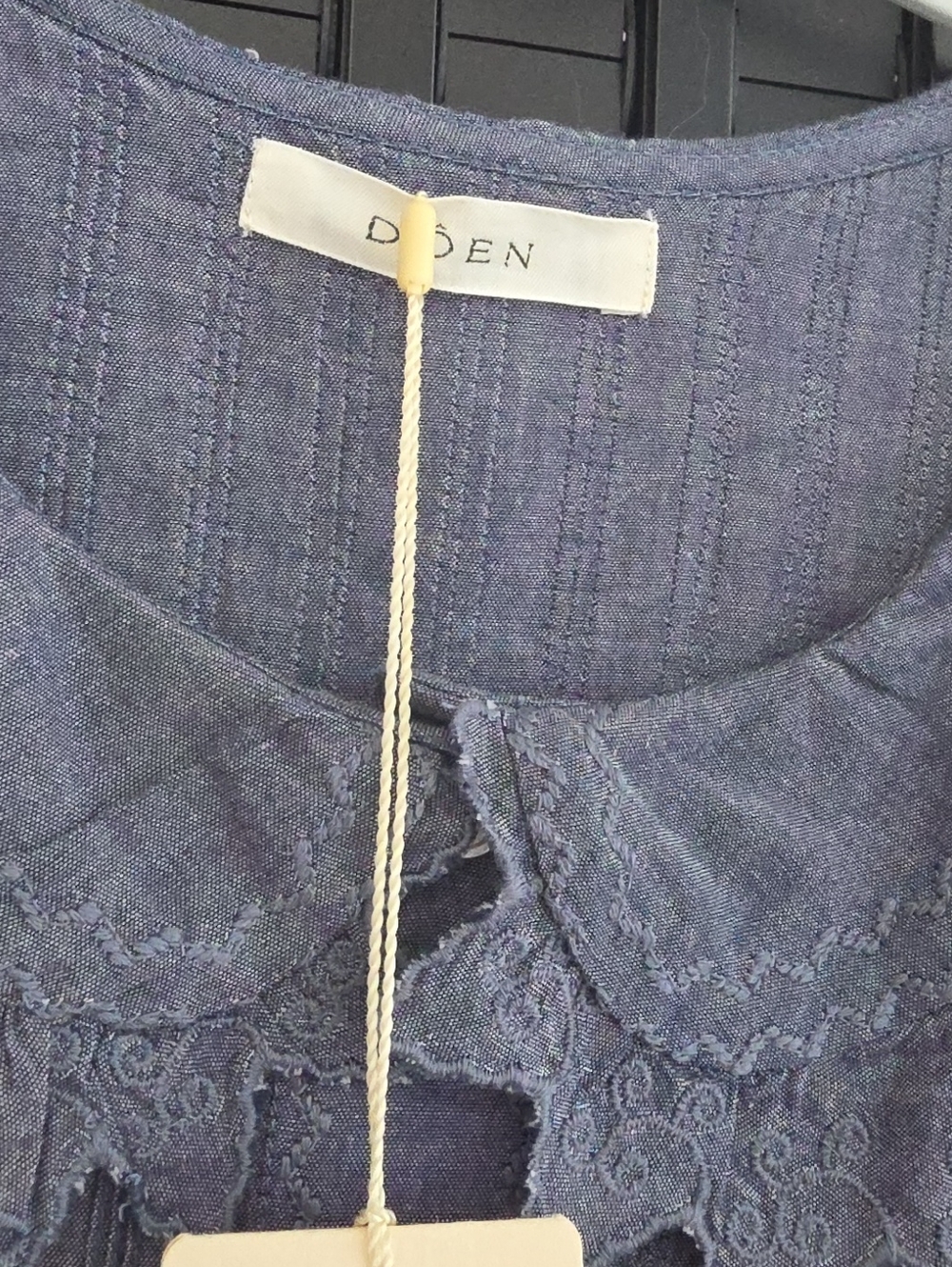 Doen Hickory Blouse- Blue Chambray - Picture 10 of 10